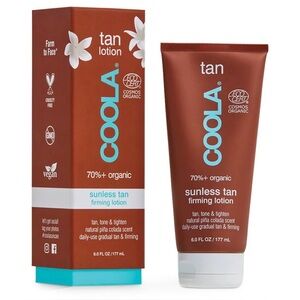 COOLA Sunless Tan Firming Lotion 70%+ Organic New in Box, Sealed 6.0 FL OZ